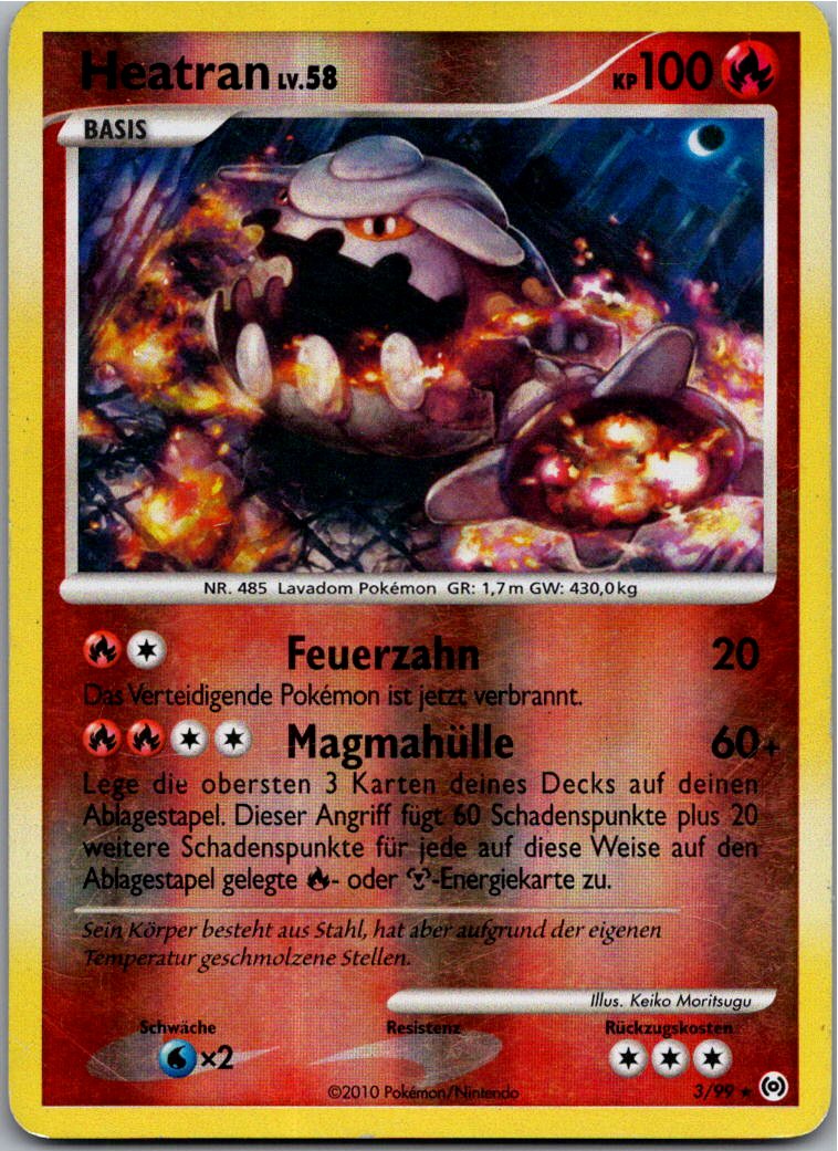 Heatran 3/99 Arceus – Vorderseite
