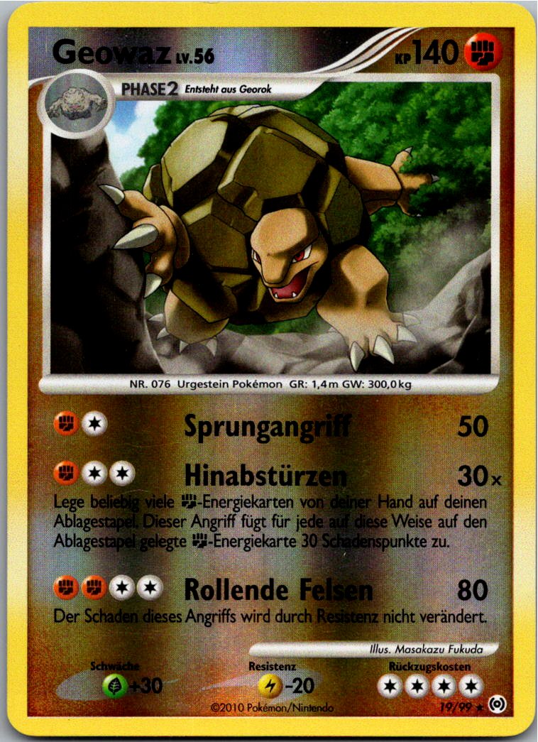Geowaz 19/99 Arceus – Vorderseite