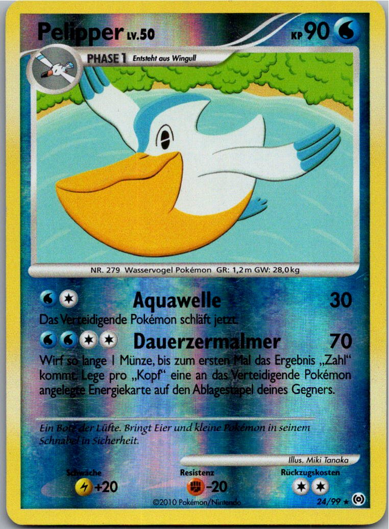 Pelipper 24/99 Arceus – Vorderseite