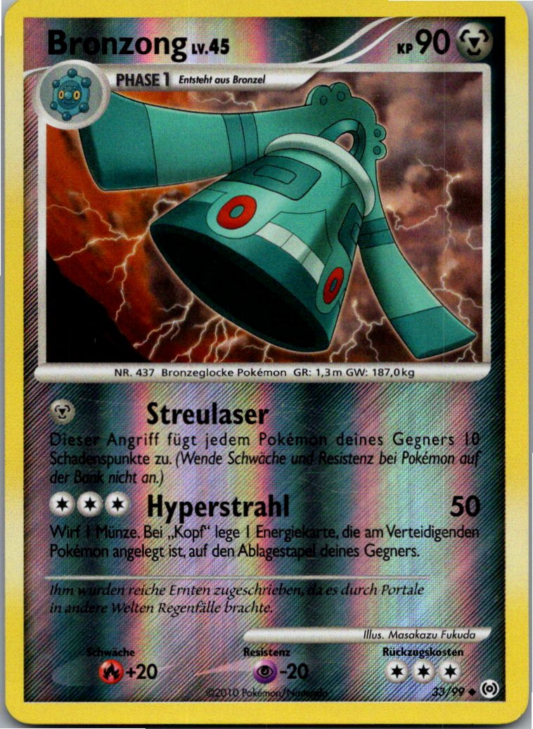Bronzong 33/99 Arceus – Vorderseite