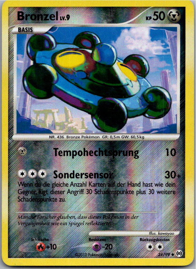 Bronzel 34/99 Arceus – Vorderseite
