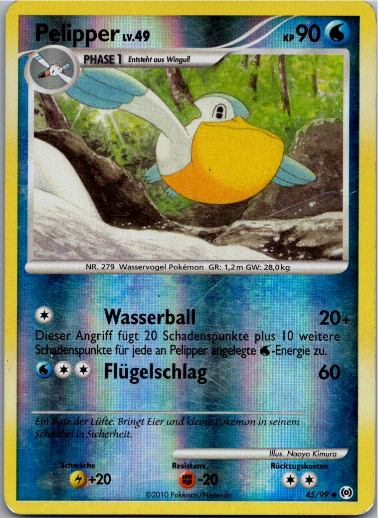 Pelipper 45/99 Arceus – Vorderseite