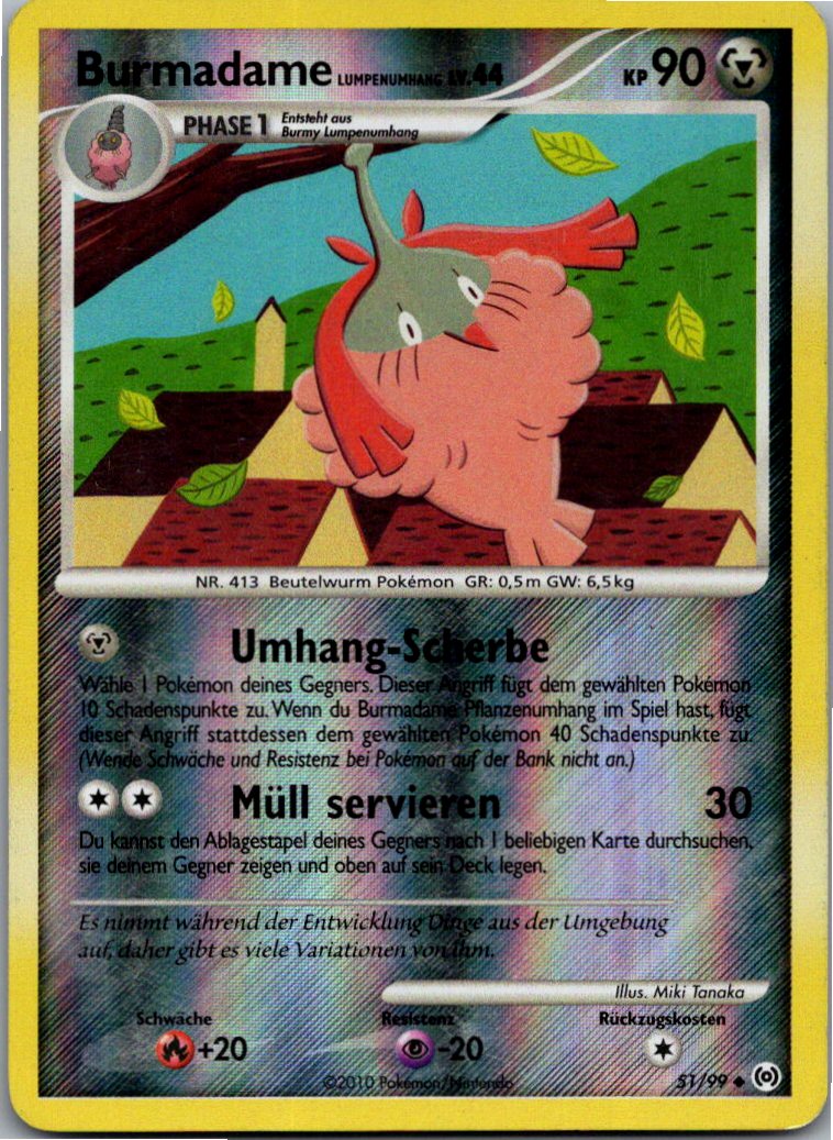 Burmadame Lumpenumhang 51/99 Arceus – Vorderseite
