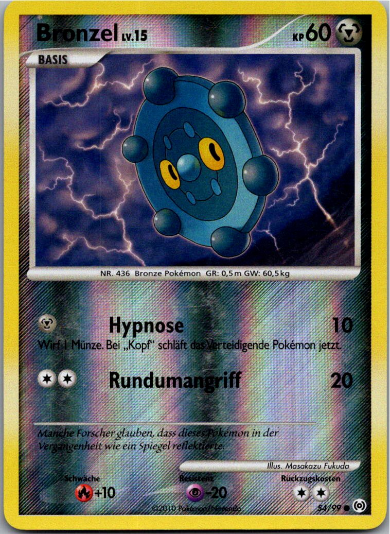 Bronzel 54/99 Arceus – Vorderseite