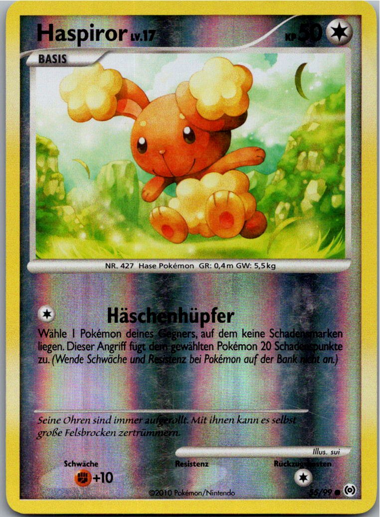 Haspiror 55/99 Arceus – Vorderseite