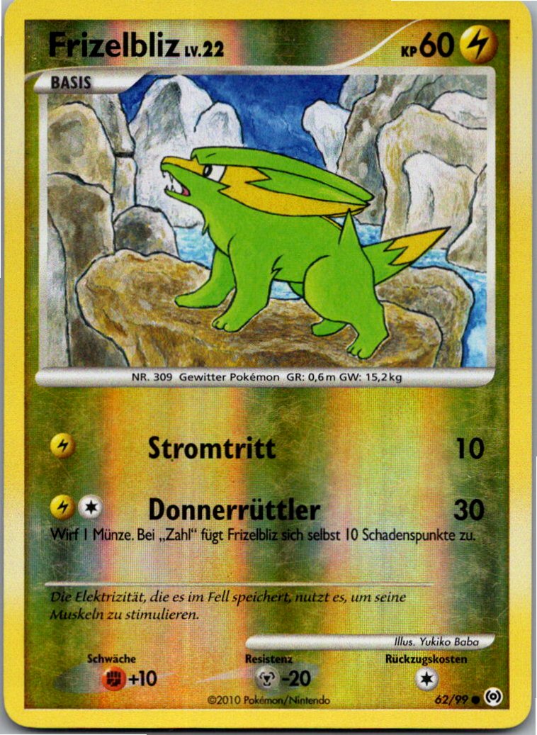 Frizelbliz 62/99 Arceus – Vorderseite