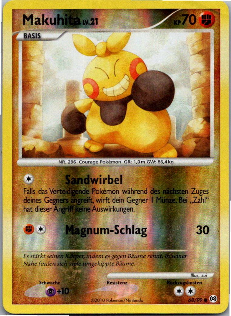 Makuhita 68/99 Arceus – Vorderseite