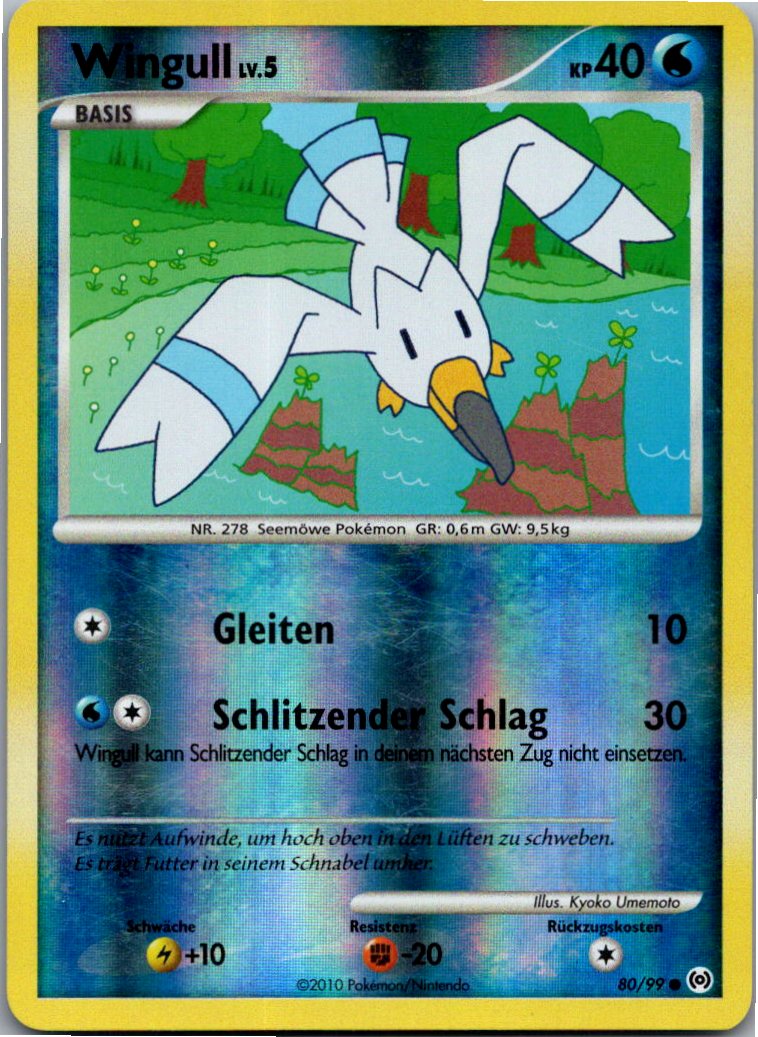 Wingull 80/99 Arceus – Vorderseite