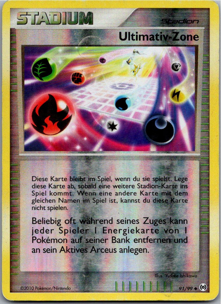 Ultimativ-Zone 91/99 Arceus – Vorderseite