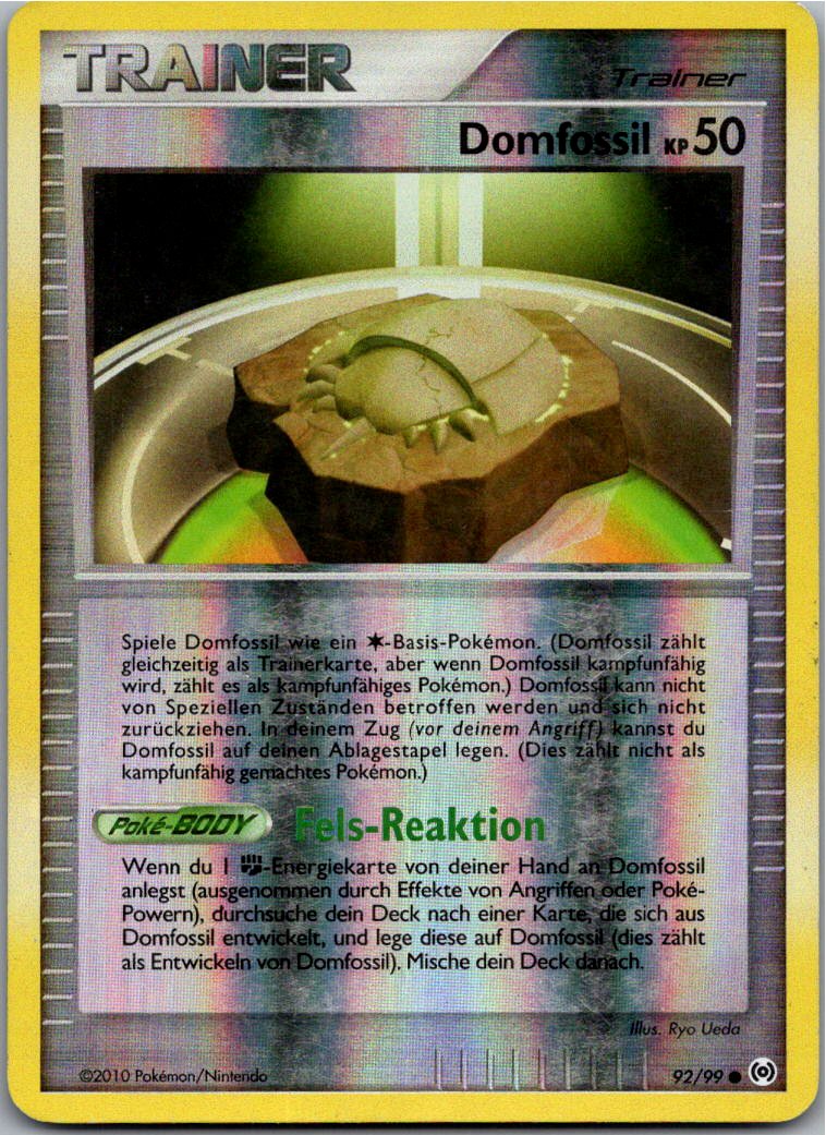 Domfossil 92/99 Arceus – Vorderseite