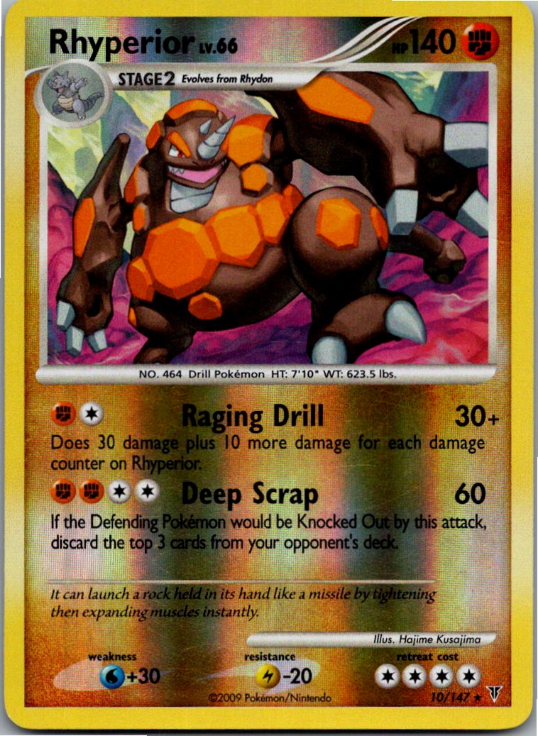 Rhyperior Rihornior 10/147 Ultimative Sieger – Vorderseite