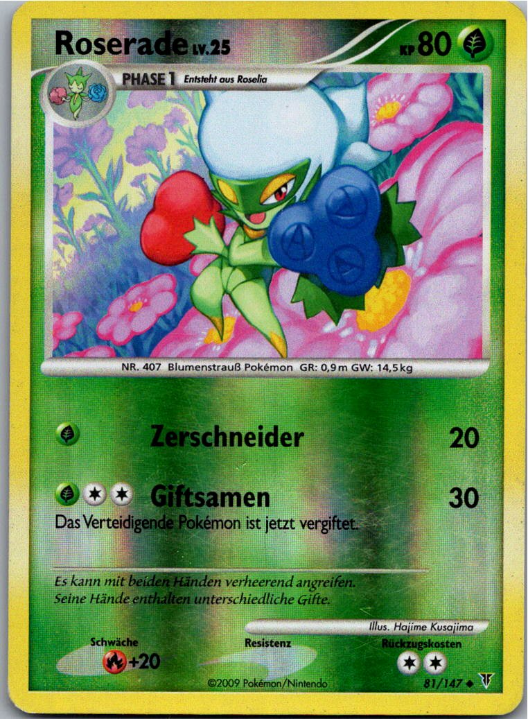 Roserade 81/147 Ultimative Sieger – Vorderseite