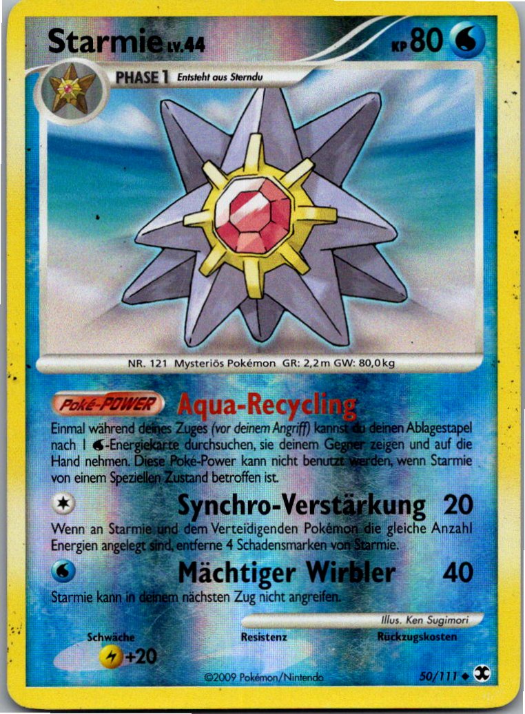 Starmie 50/111 Aufstieg der Rivalen – Vorderseite