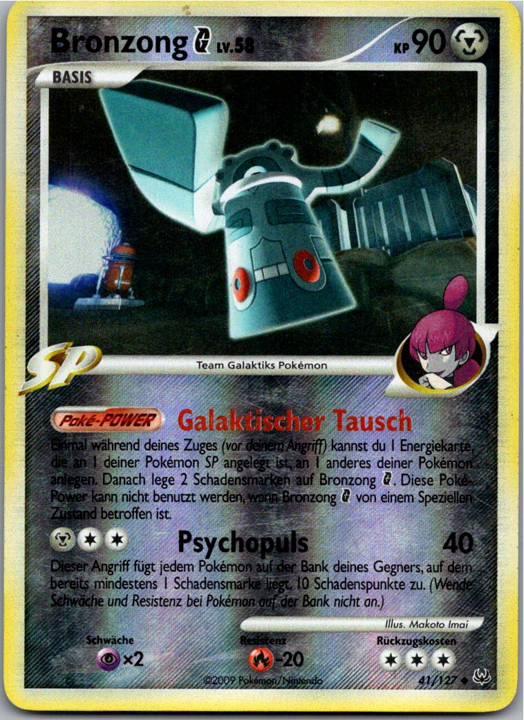 Bronzong 41/127 Platin – Vorderseite
