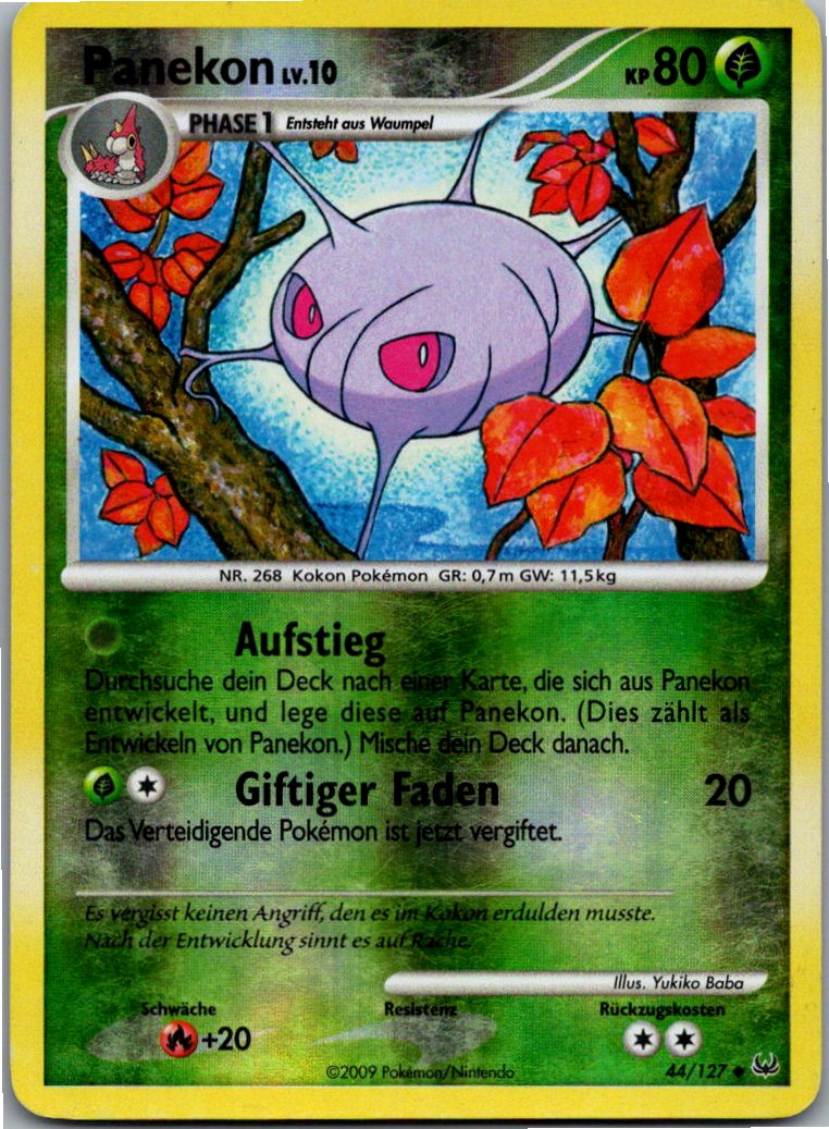 Panekon 44/127 Platin – Vorderseite