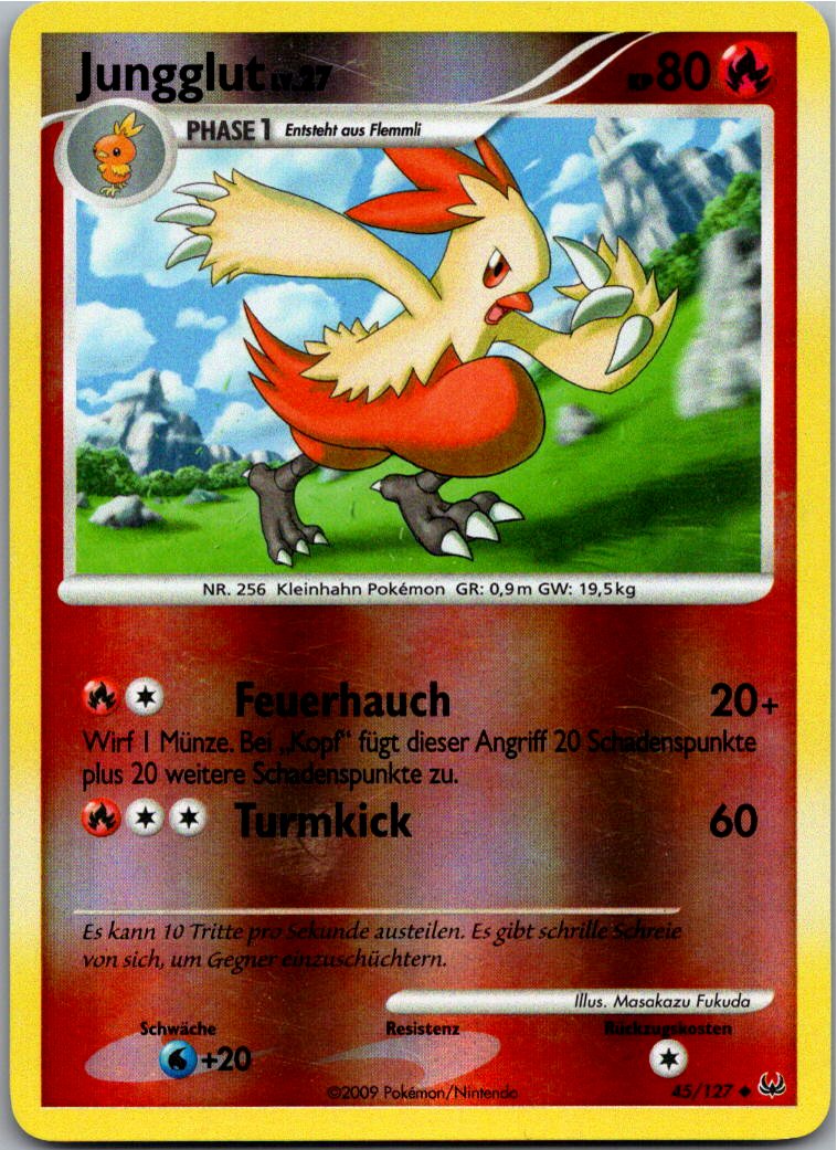 Jungglut 45/127 Platin – Vorderseite