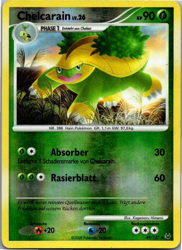 Chelcarain 49/127 Platin – Vorderseite