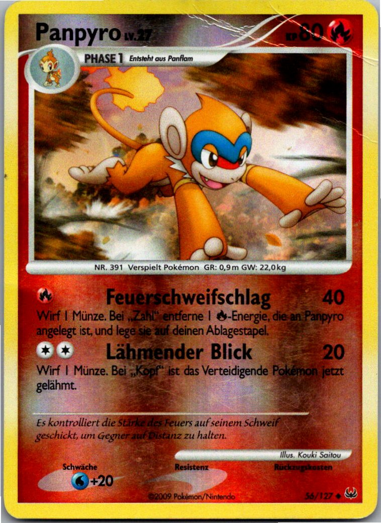 Panpyro 56/127 Platin – Vorderseite