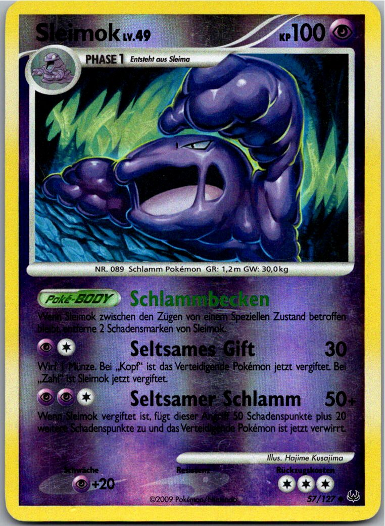 Sleimok 57/127 Platin – Vorderseite
