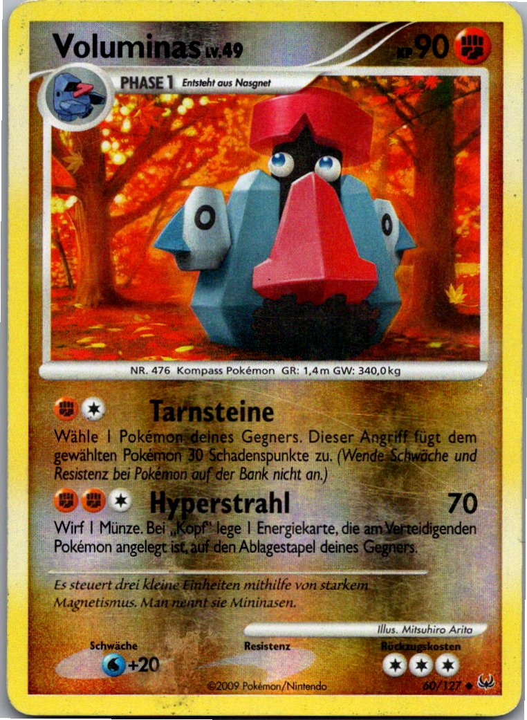 Voluminas 60/127 Platin – Vorderseite