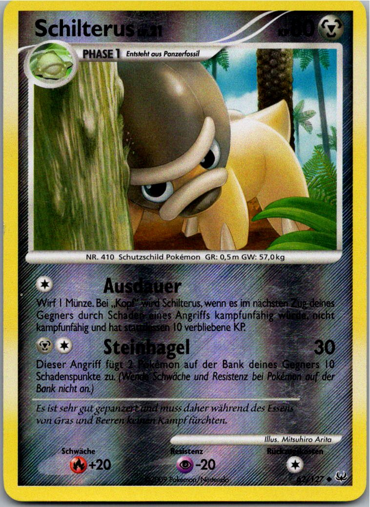 Schilterus 62/127 Platin – Vorderseite