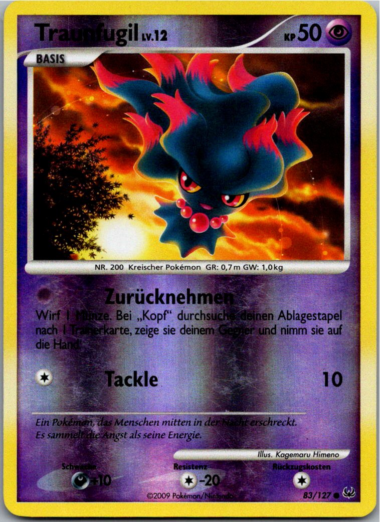 Traunfugil 83/127 Platin – Vorderseite