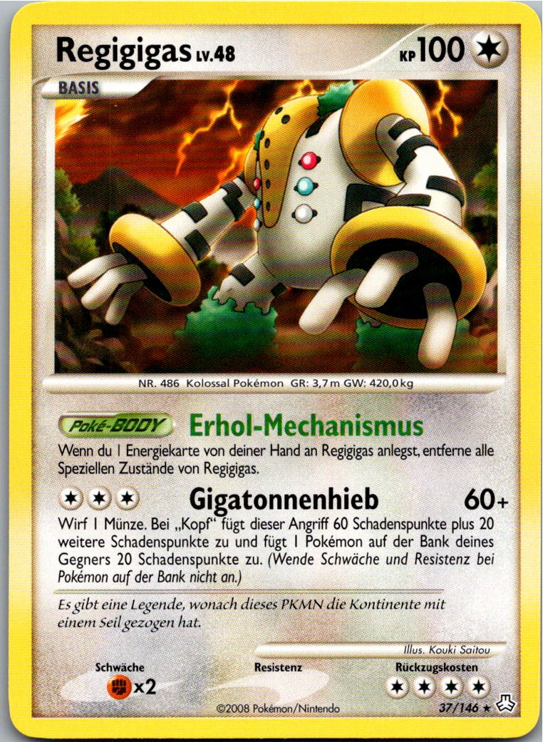Regigigas 37/146 Erwachte Legenden – Vorderseite