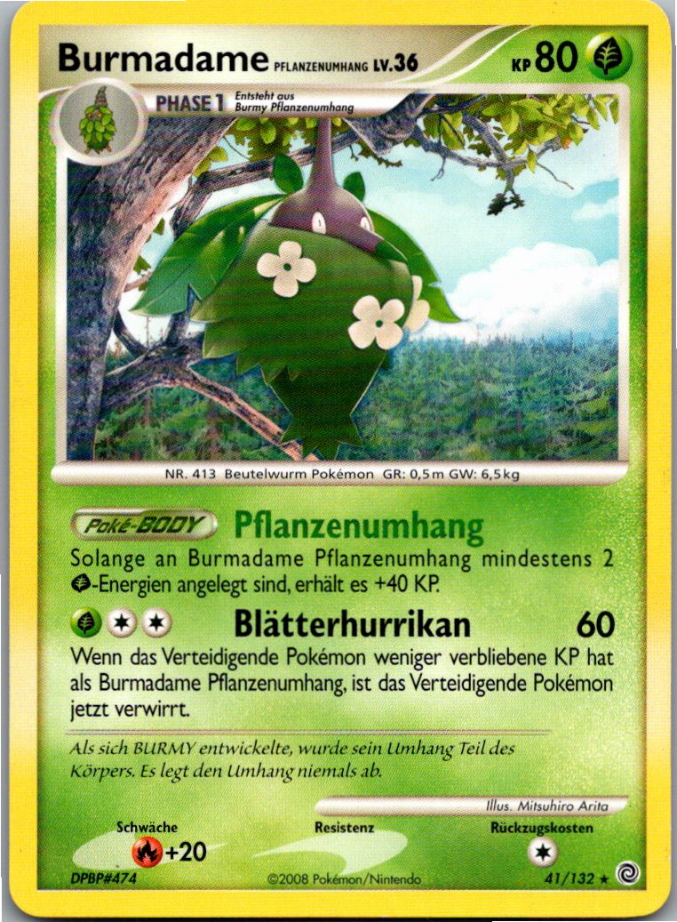 Burmadame Pflanzenumhang 41/132 Rätselhafte Wunder – Vorderseite