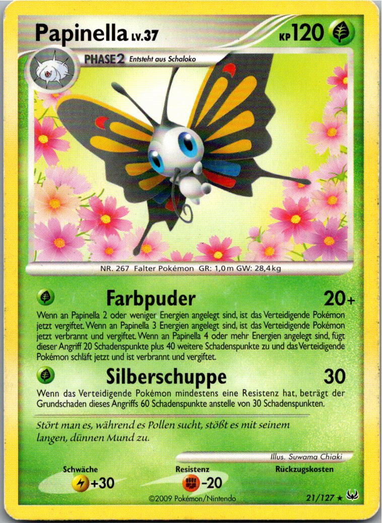 Papinella 21/127 Platin – Vorderseite