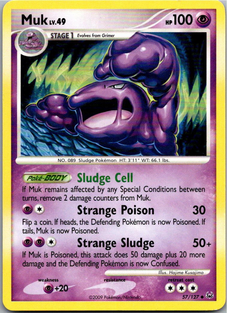 Muk Sleimok 57/127 Platin – Vorderseite
