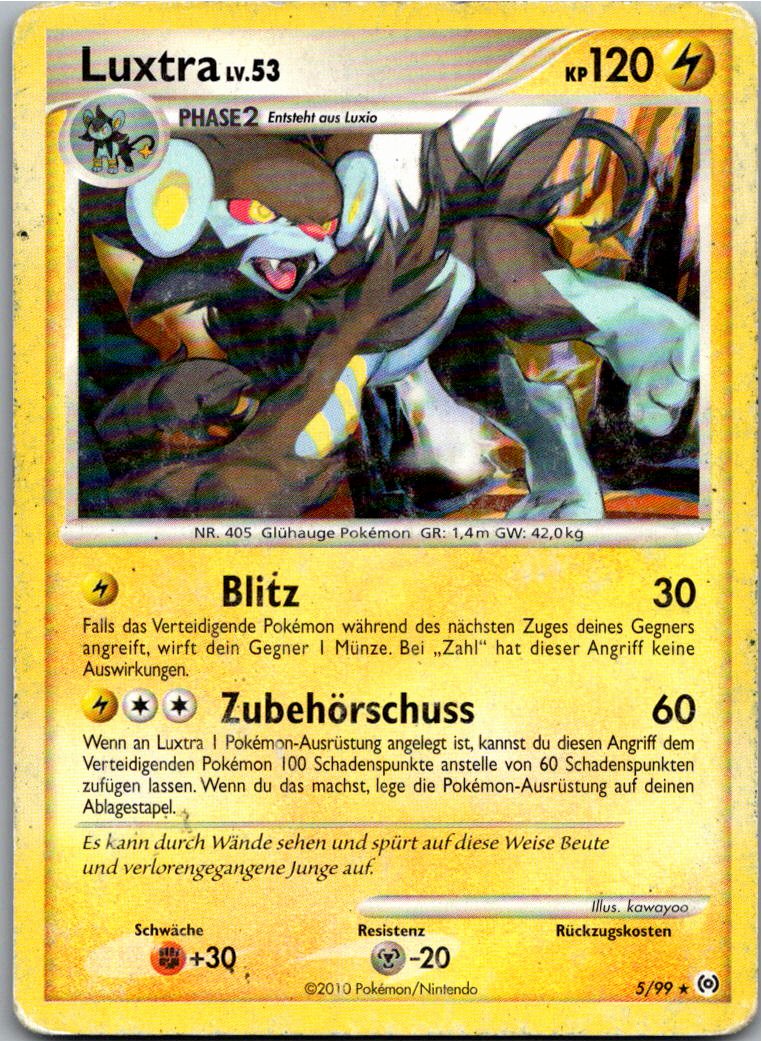 Luxtra 5/99 Arceus – Vorderseite