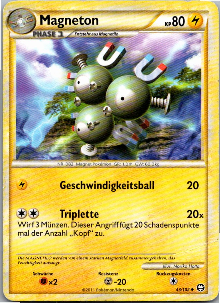 Magneton 43/102 Triumph – Vorderseite