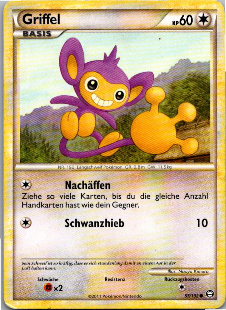 Griffel 55/102 Triumph – Vorderseite