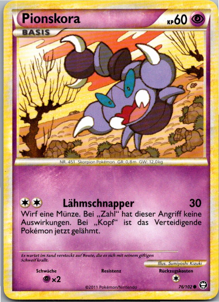 Pionskora 76/102 Triumph – Vorderseite