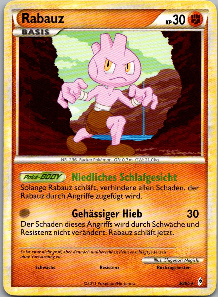 Rabauz 36/95 Ruf der Legenden – Vorderseite