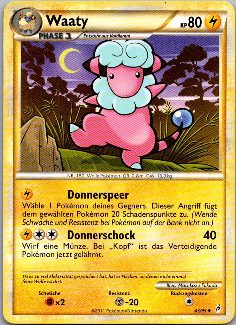 Waaty 43/95 Ruf der Legenden – Vorderseite