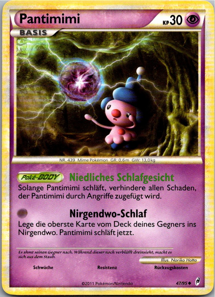 Pantimimi 47/95 Ruf der Legenden – Vorderseite