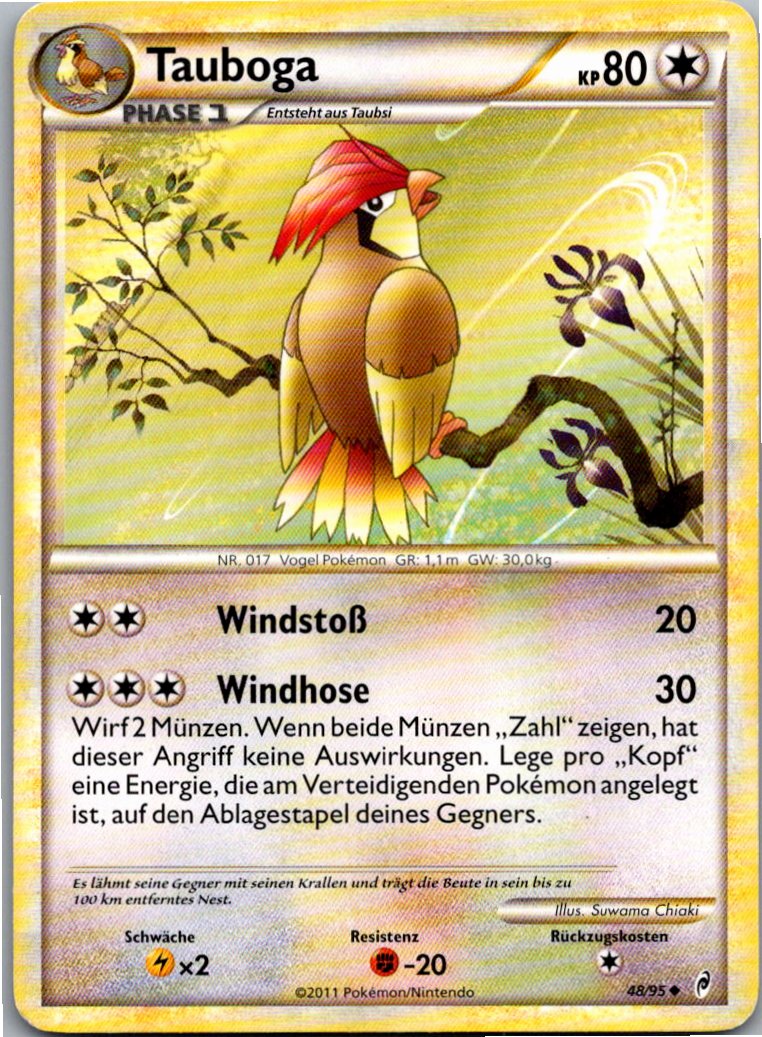 Tauboga 48/95 Ruf der Legenden – Vorderseite