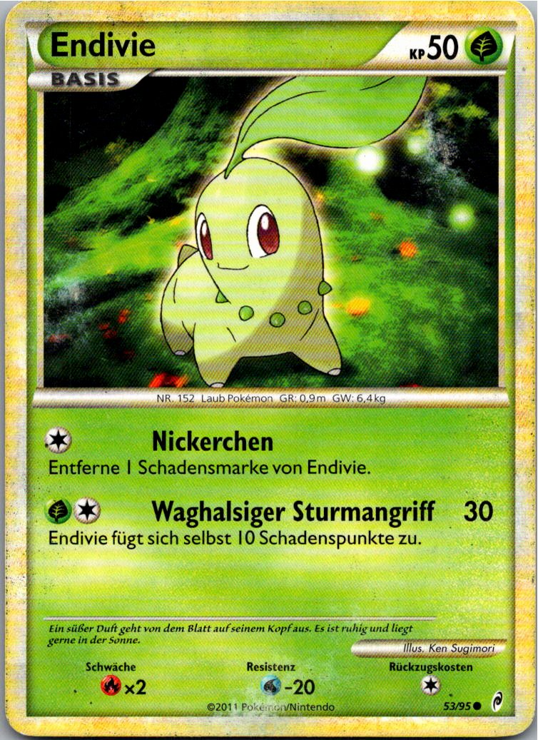 Endivie 53/95 Ruf der Legenden – Vorderseite