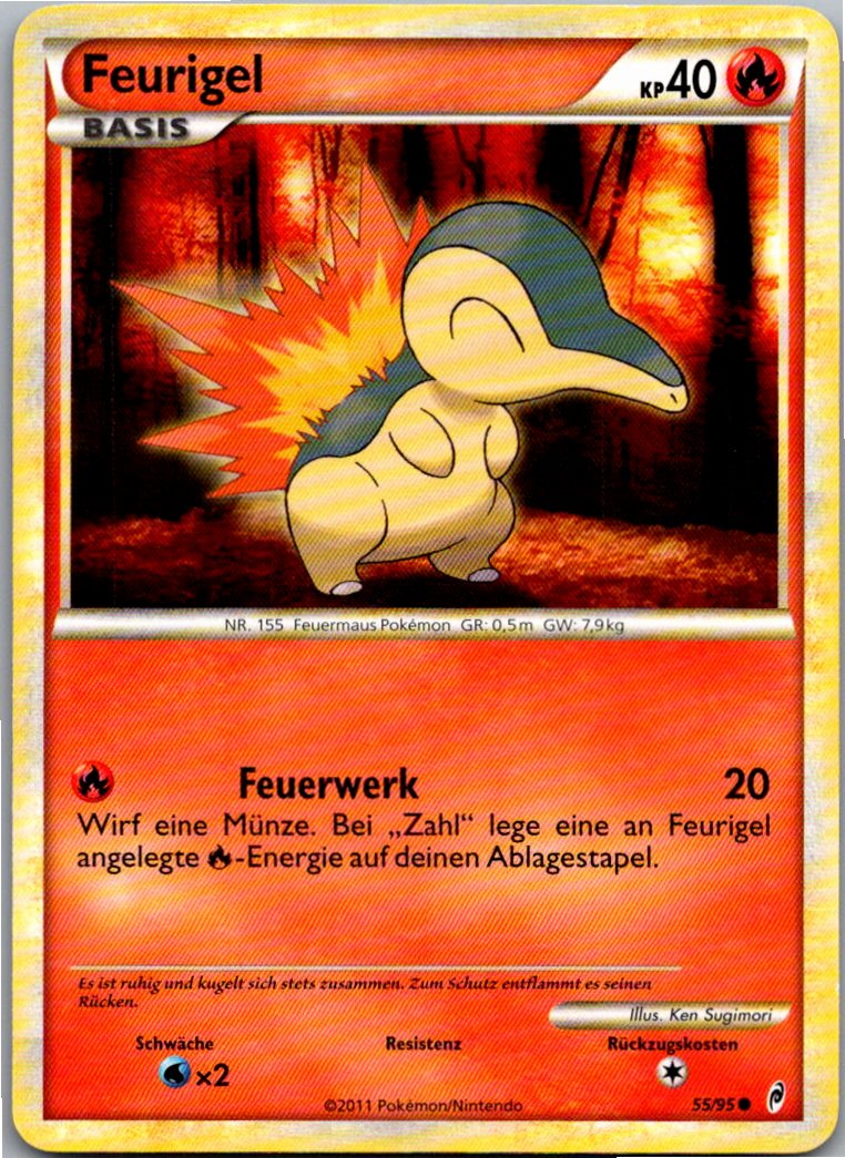 Feurigel 55/95 Ruf der Legenden – Vorderseite