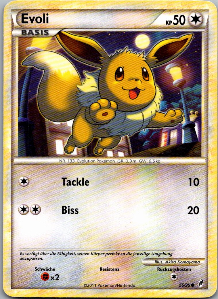 Evoli 56/95 Ruf der Legenden – Vorderseite