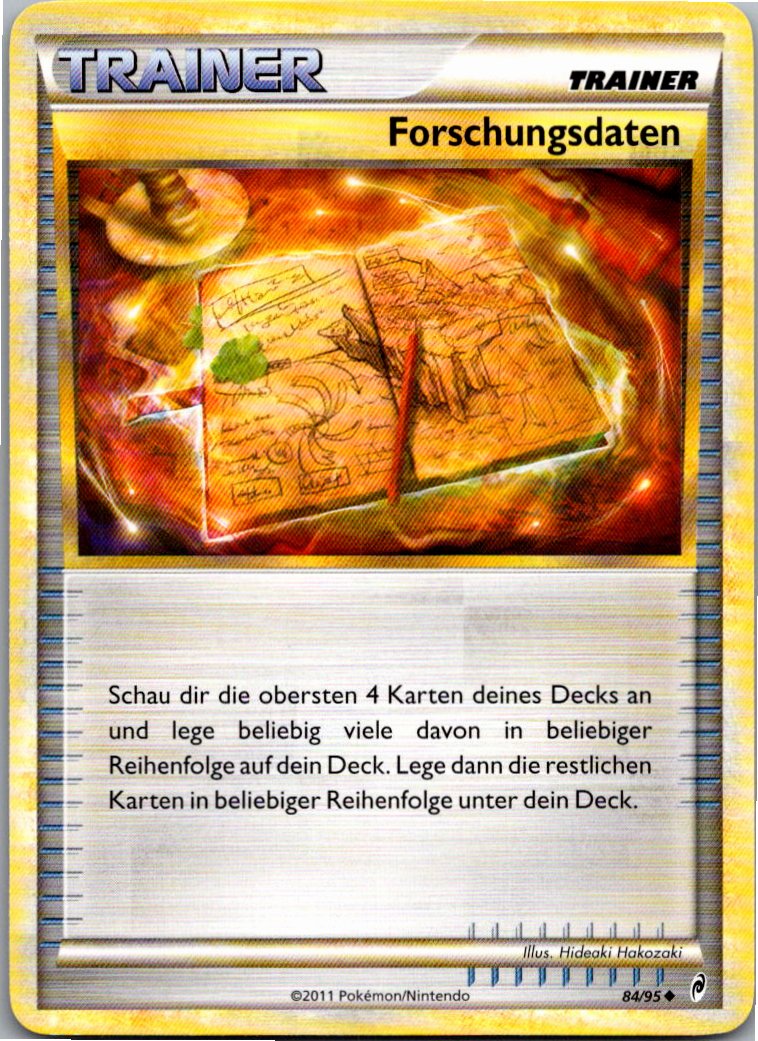 Forschungsdaten 84/95 Ruf der Legenden – Vorderseite