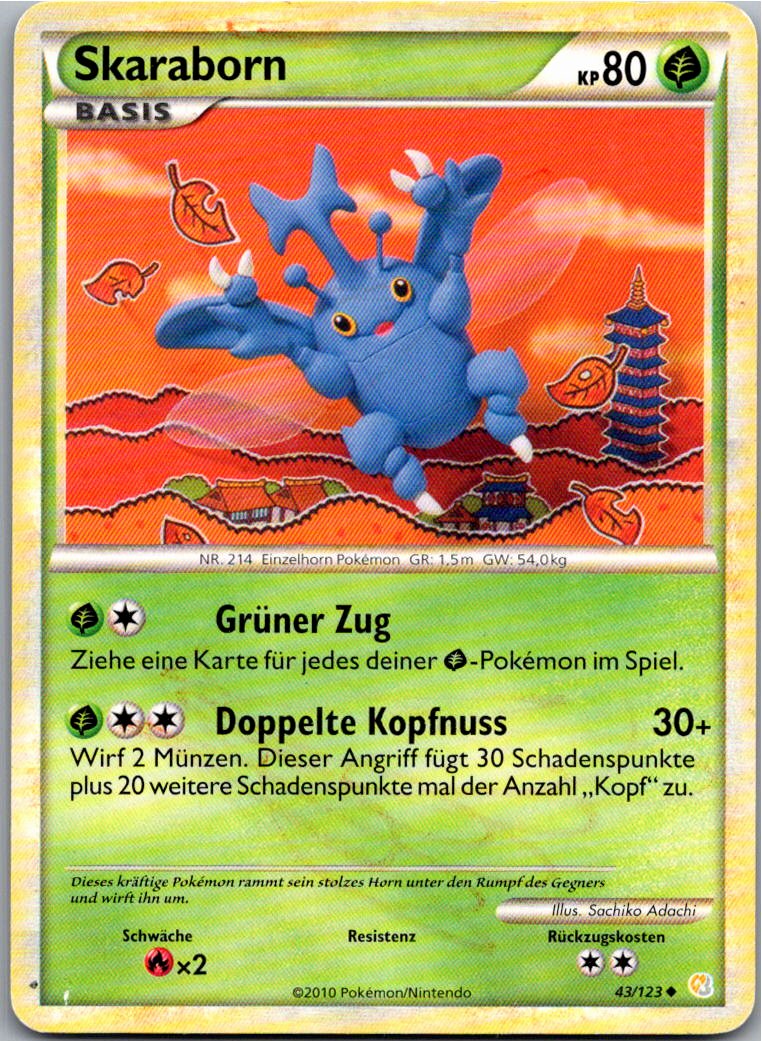 Skaraborn 43/123 HeartGold SoulSilver – Vorderseite