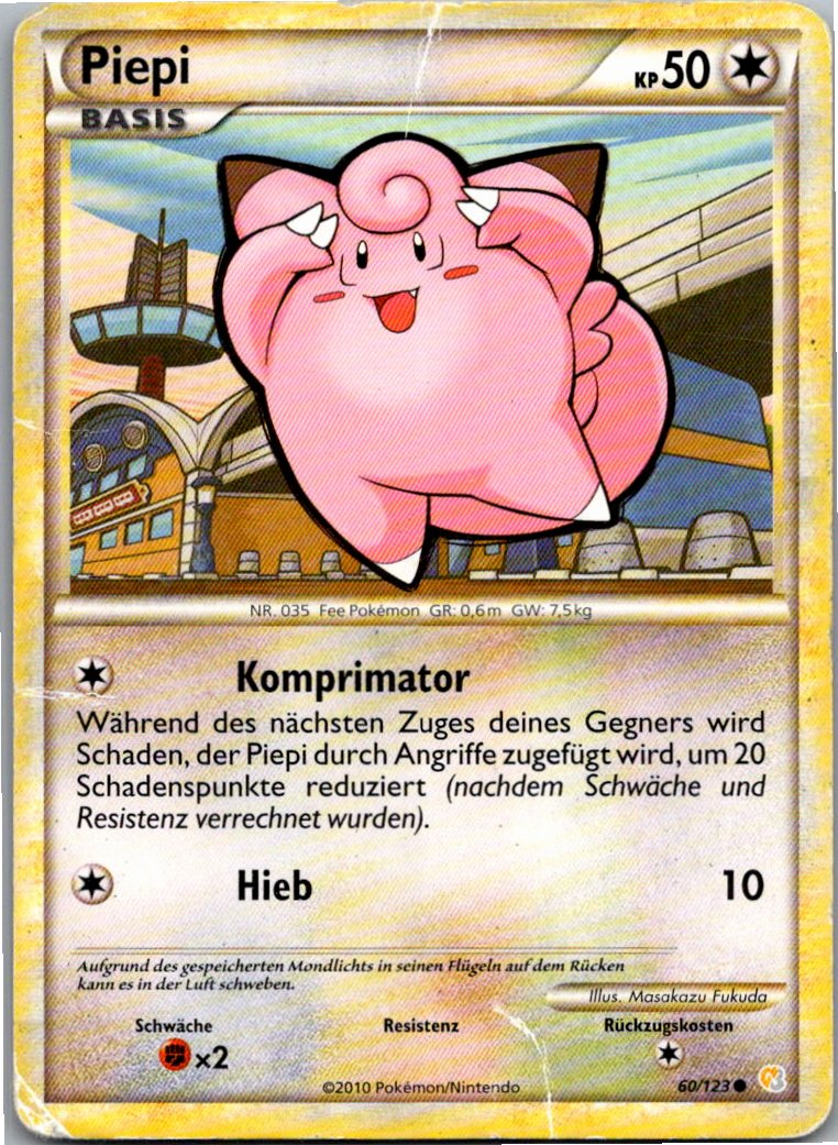 Piepi 60/123 HeartGold SoulSilver – Vorderseite