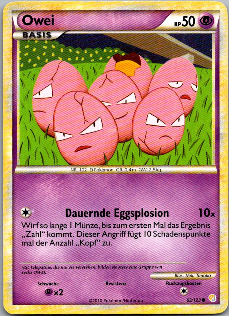 Owei 63/123 HeartGold SoulSilver – Vorderseite