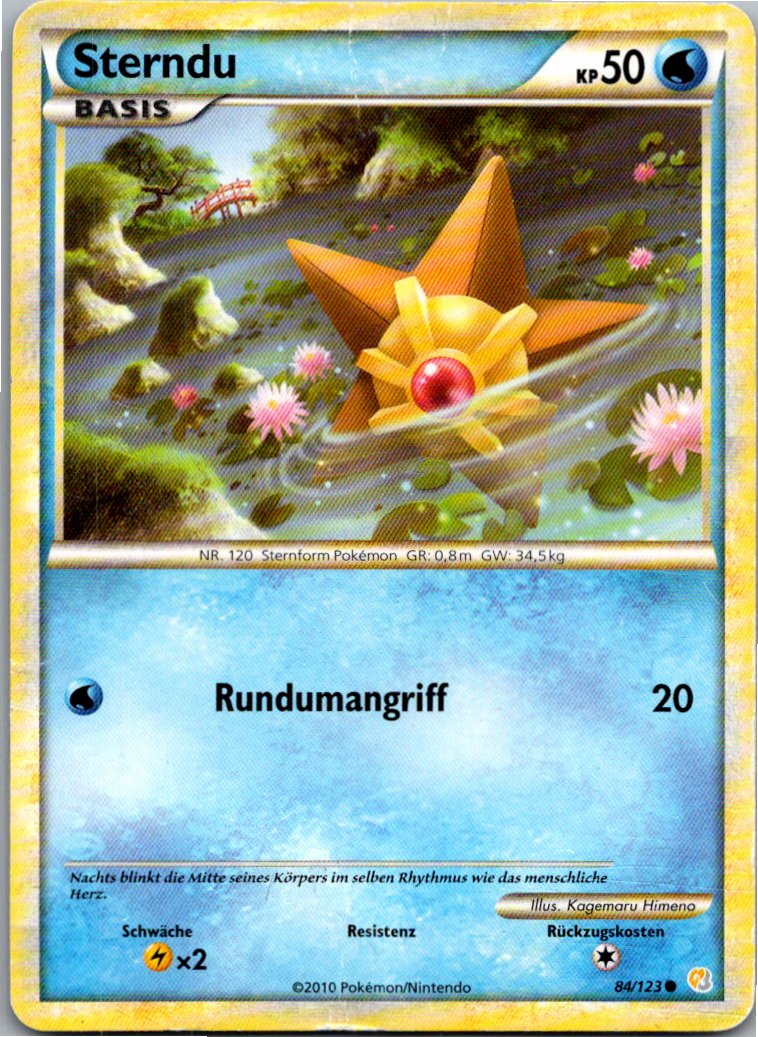 Sterndu 84/123 HeartGold SoulSilver – Vorderseite