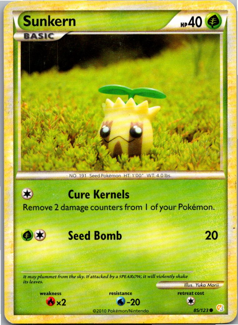 Sonnkern 85/123 HeartGold SoulSilver – Vorderseite