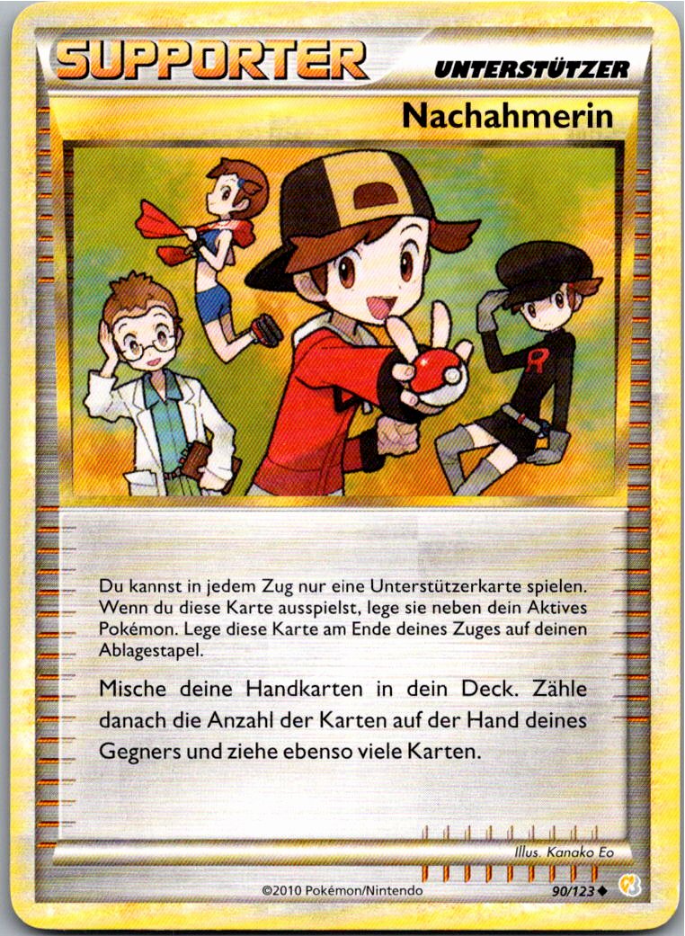 Nachahmerin 90/123 HeartGold SoulSilver – Vorderseite