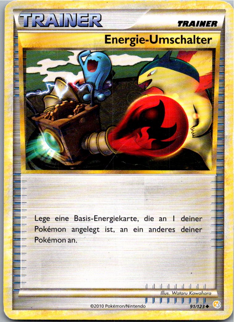 Energie-Umschalter 91/123 HeartGold SoulSilver – Vorderseite