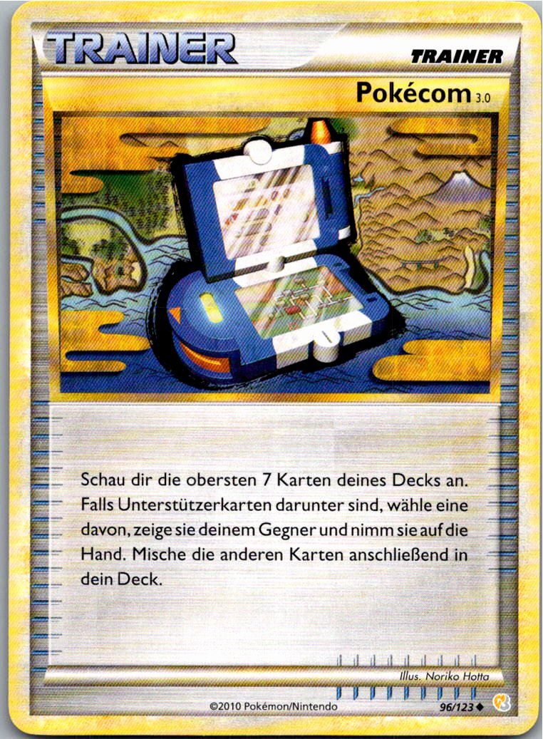 Pokécom 3.0 96/123 HeartGold SoulSilver – Vorderseite